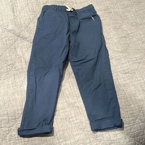 Blue straight leg pants
